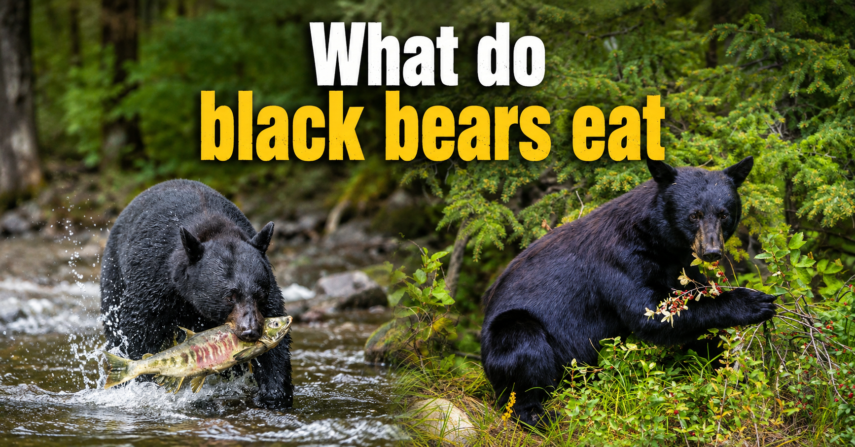 what-do-black-bears-eat