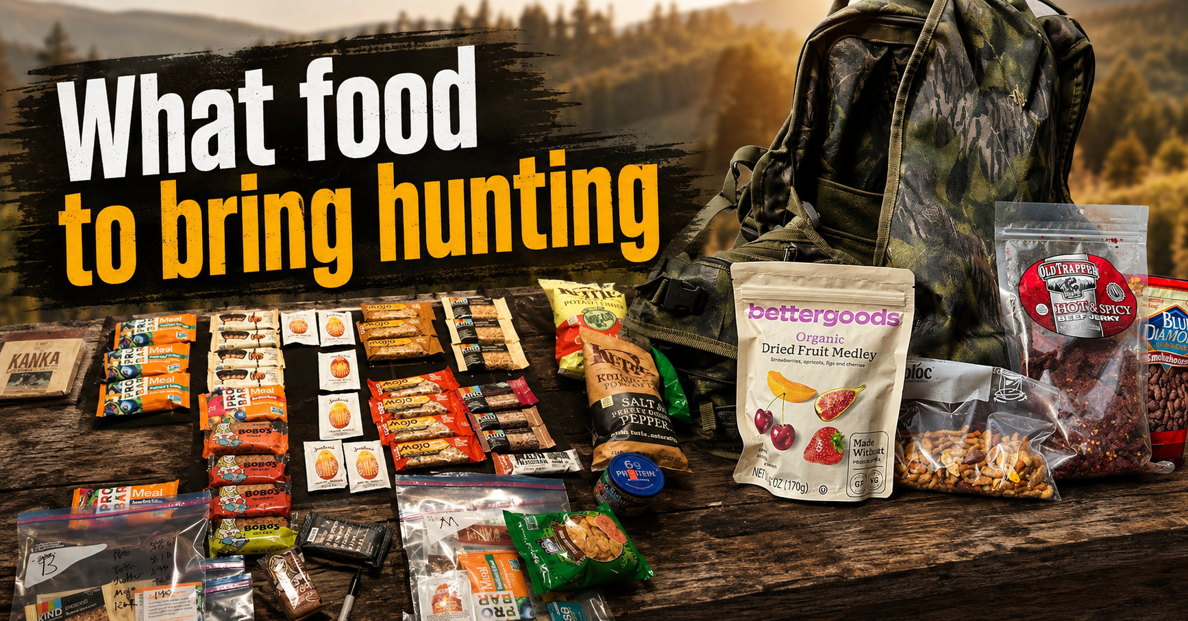 what-food-to-bring-hunting