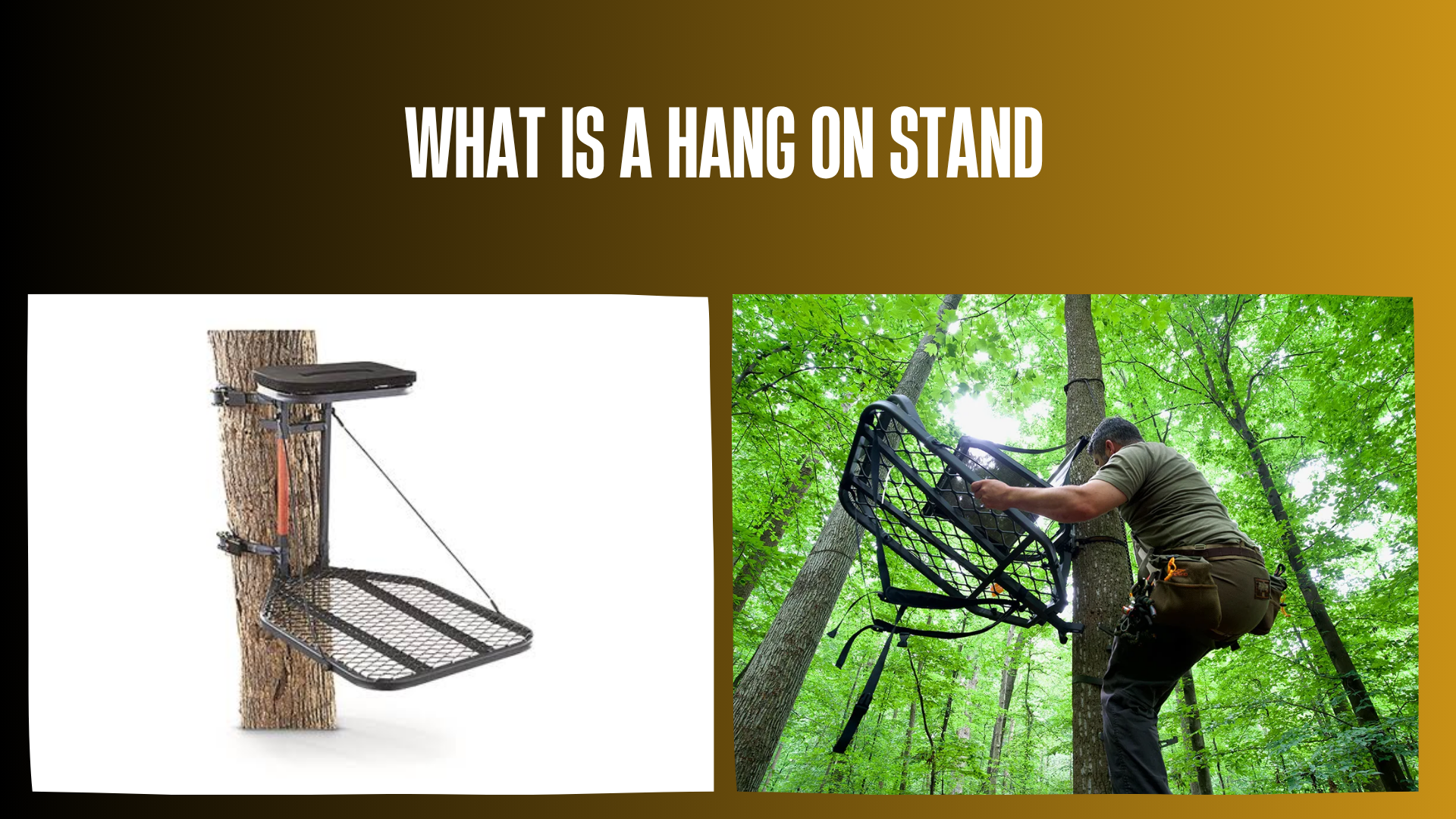 what-is-a-hang-on-stand