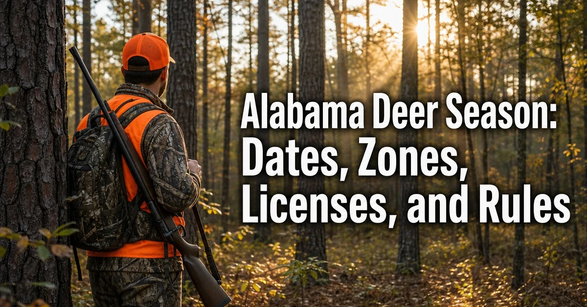 Alabama Deer Season: Dates, Zones, Licenses, and Rules