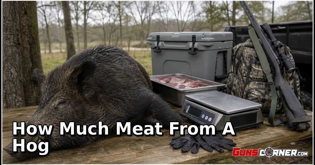 How Much Meat From a Hog? A Practical Hunter’s Yield Guide