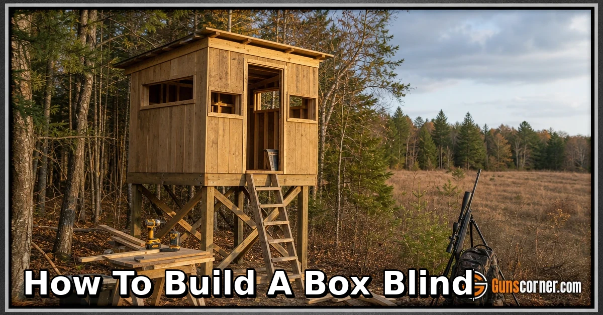 How to Build a Box Blind: A Safe, Practical Hunting Guide
