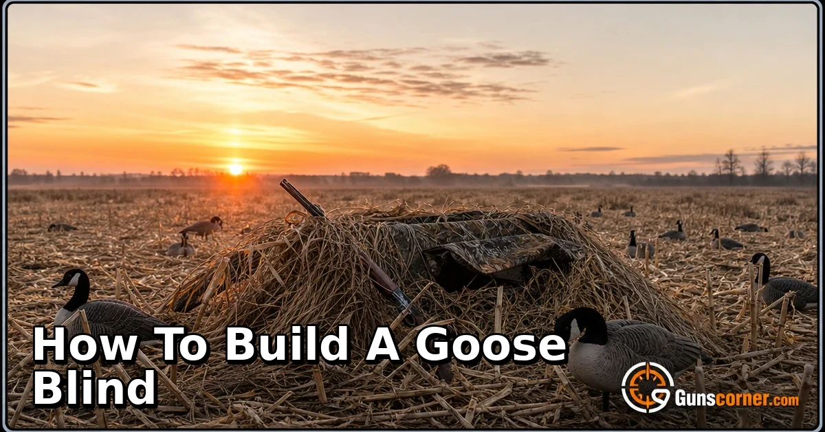 How to Build a Goose Blind: A Safe, Effective Field Guide
