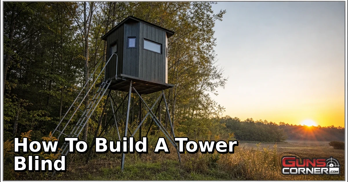 How to Build a Tower Blind: A Safe, Practical Hunting Guide