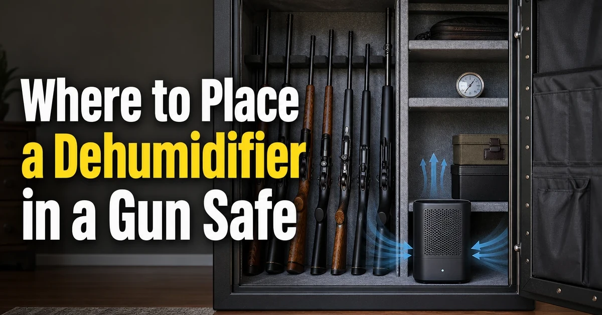 Where to Place a Dehumidifier in a Gun Safe