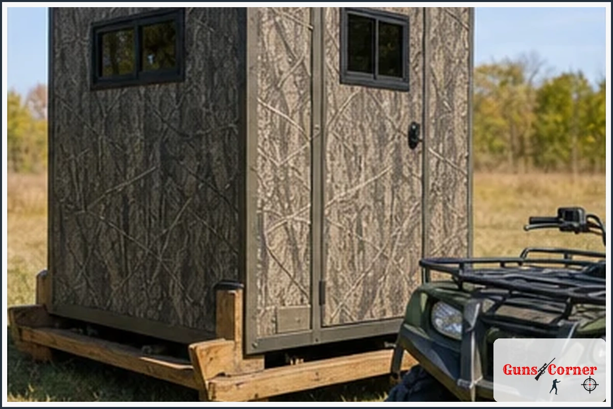 Portable Blind on Skids