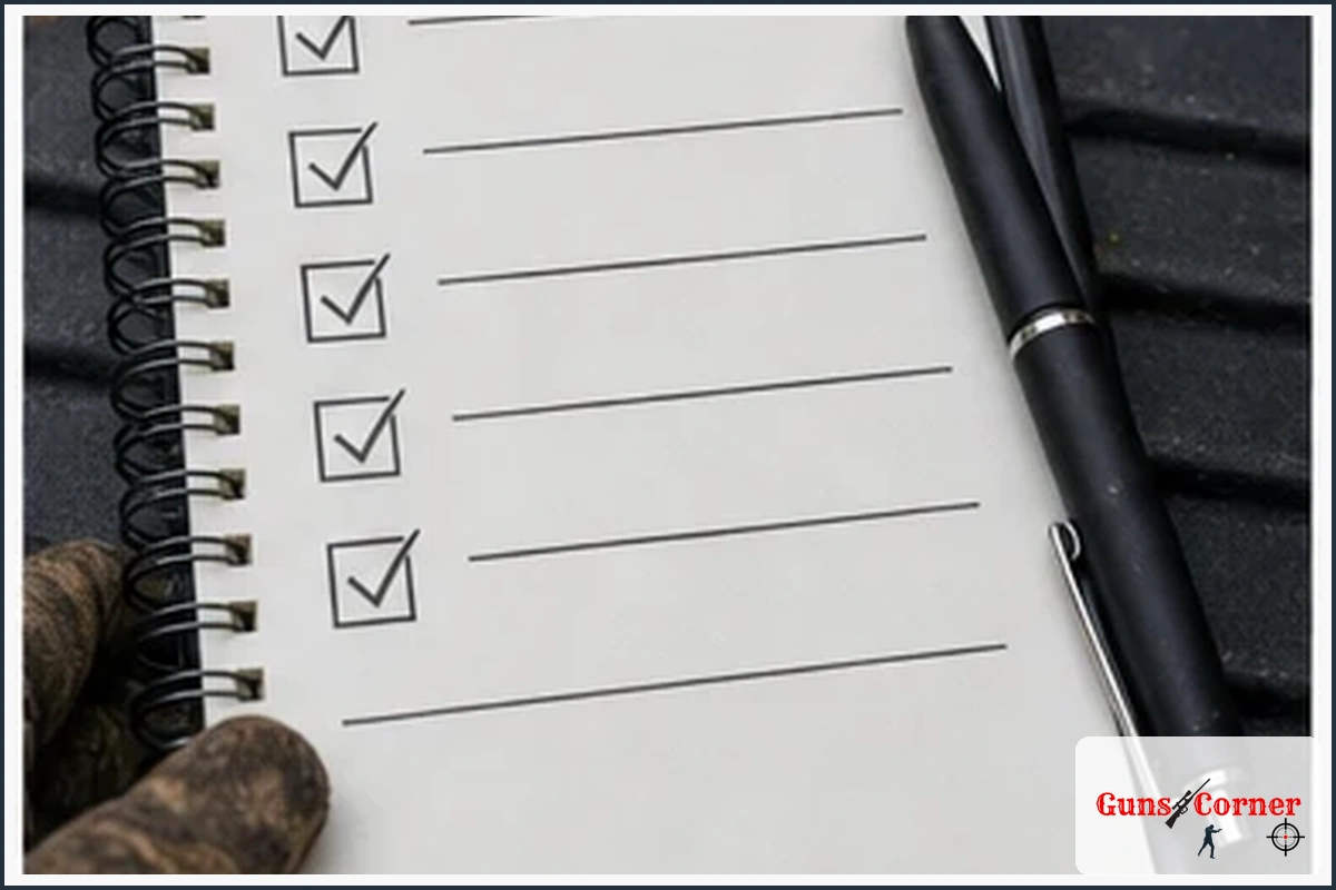 Quick Field Checklist