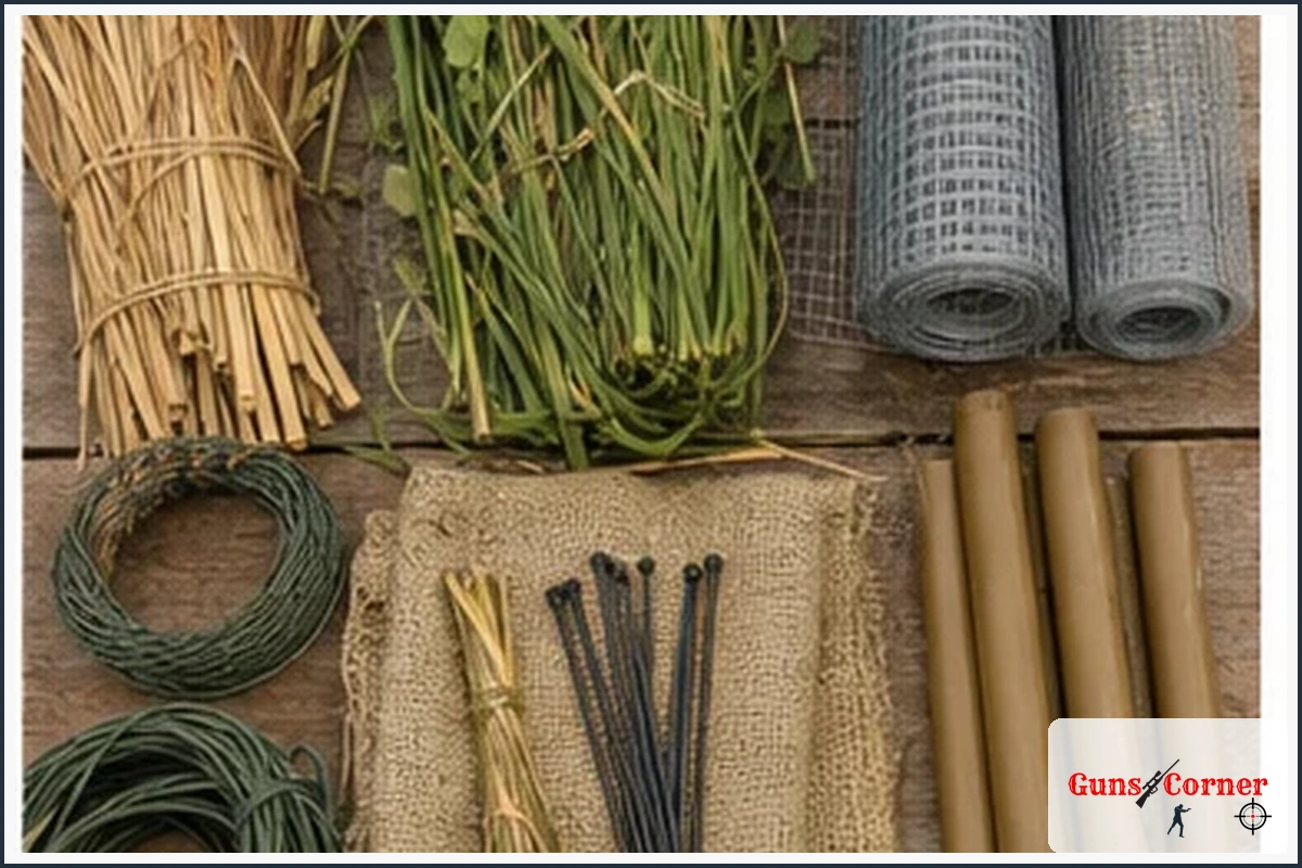 Materials for a Basic Duck Blind